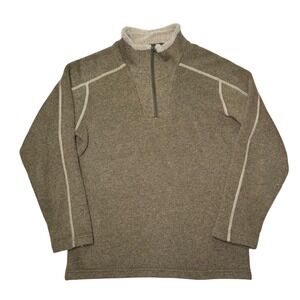 Kuhl Europa 1/4 Zip Pullover Men's Size Small Oatmeal